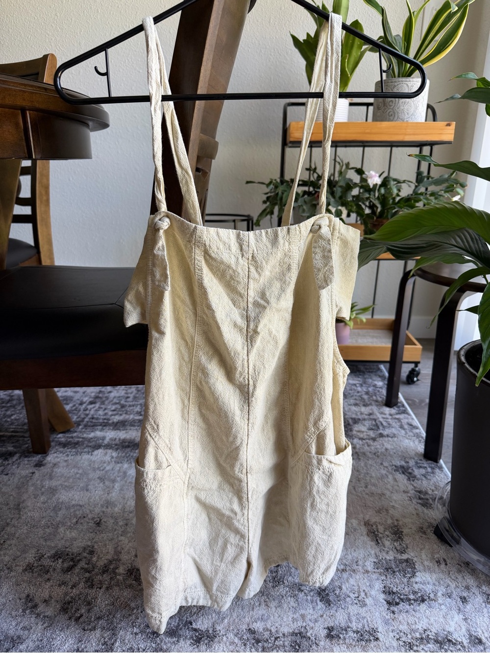 Free people 100% cotton shortalls size xs